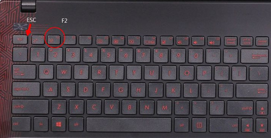 win7华硕主板怎么进入bios界面 win7华硕主板进入bios界面的方法
