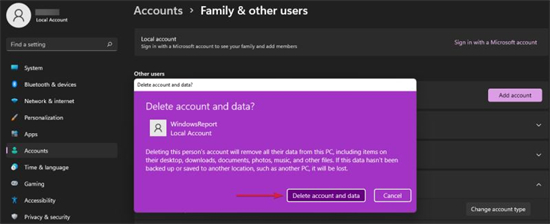 windows11用户怎么删掉 windows11用户删除方法介绍(图4)