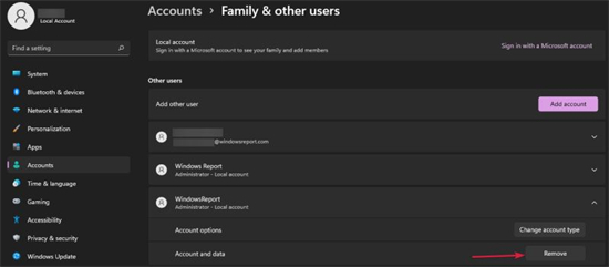 windows11用户怎么删掉 windows11用户删除方法介绍(图3)