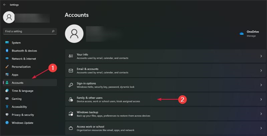 windows11用户怎么删掉 windows11用户删除方法介绍(图2)