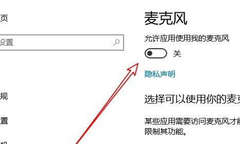 win10麦克风权限在哪里开启 win10麦克风权限怎么开启(图5)