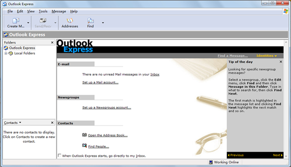 outlook express中文版 v6.0