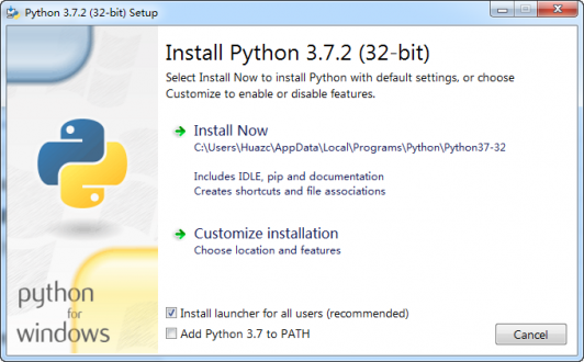 python for windows v3.8.5