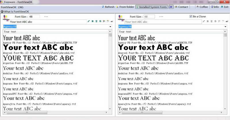FontViewOK 8.33 download the new version