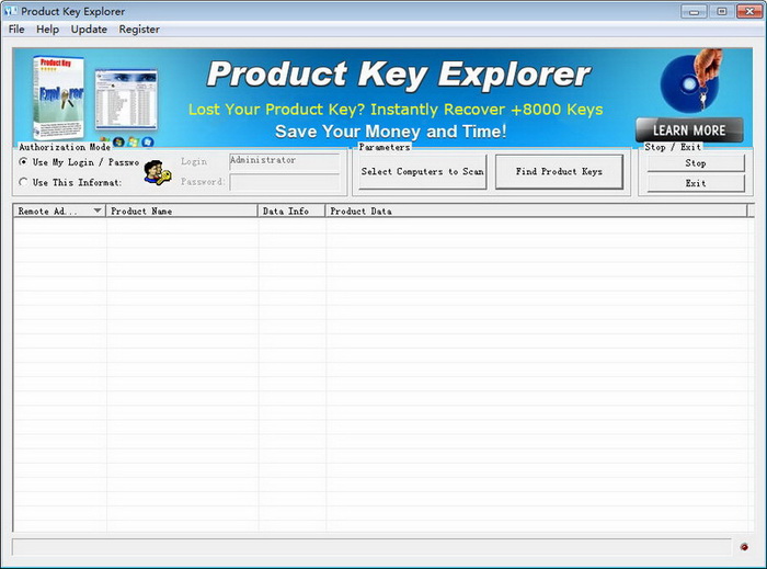 product key explorer v4.0.0.0
