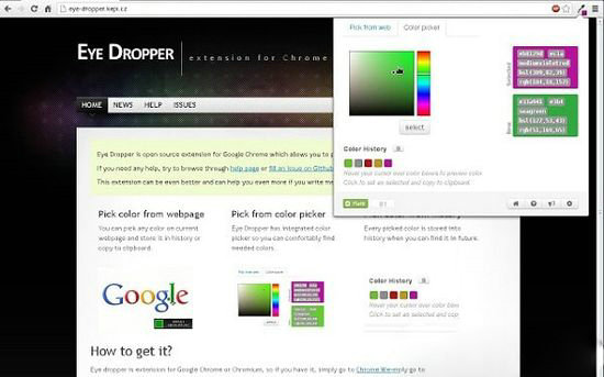 Chrome颜色选择器 v1.0.0.0